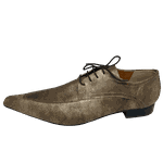 Sapato Masculino Italiano Em Couro Derby Ouro Velho Ref: D602