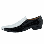 Mocassim em Couro Fly Preto Estrelado Branco Laka Ref : D609