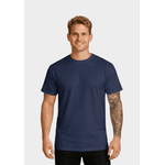 Camiseta Algodão Lisa - Azul Marinho