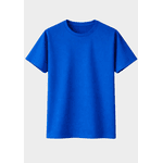 Camiseta Algodão Lisa - Azul Royal