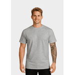 Camiseta Algodão Lisa - Cinza