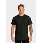 Camiseta Algodão Lisa - Preta