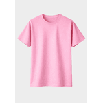 Camiseta Algodão Lisa - Rosa