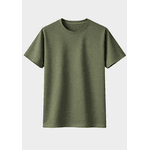 Camiseta Algodão Lisa - Verde Musgo