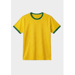 Camiseta Dry-Fit Plus Size - Amarelo/Verde