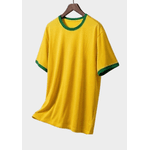 Camiseta Dry-Fit Plus Size - Amarelo/Verde