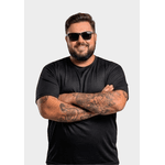 Camiseta Dry-Fit Plus Size - Preto