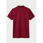Camiseta Polo Masculina - Bordo/Preto