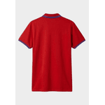 Camiseta Polo Masculina - Vermelho Azul