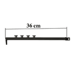 Kit Churrasqueira Bafo Gas Alta Pressão 36cm