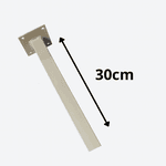 Suporte Grapa Reforçada Para Pia Ou Bancada 30cm Par 