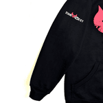 MOLETOM INFANTIL D'JANGUS WEST PRETO BOI ROSA NEON