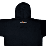 MOLETOM INFANTIL D'JANGUS PRETO BOI LARANJA NEON