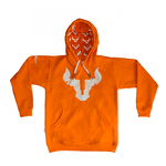 MOLETOM INFANTIL D´JANGUS WEST LARANJA BOI BRANCO