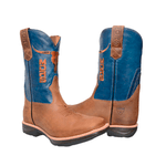 BOTA MASC MDRS CRAZY HORSE TABACO/AZUL 
