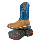 BOTA MASC MDRS CRAZY HORSE TABACO/AZUL 