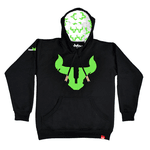 MOLETOM DJW PRETO BOI VERDE NEON