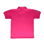 CAMISETA POLO MASCULINA D'JANGUS WEST PINK BORDADA BOI AZUL