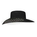 CHAPÉU ELDORADO LÃ PRETO CRISTAL SILVER 