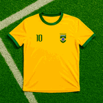 Camiseta Seleção Brasileira Torcedor Nome E Numero Personalizado 