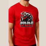 Camiseta Vermelha Bololo de Natal para festividades! 
