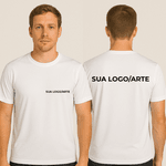 Camiseta Personalizada para seu evento ou marca com estampa no Peito e Costas