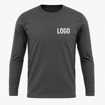 Camiseta Manga Longa Personalizada para seu evento ou marca com estampa no Peito e Costas 