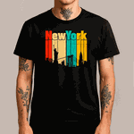 Camiseta New York Colors em Algodão