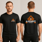 Camiseta Manga Curta de Uniforme para Ajudante de Pedreiro