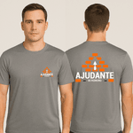 Camiseta Manga Curta de Uniforme para Ajudante de Pedreiro