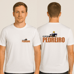 Camiseta Manga Curta para Uniforme de Auxiliar de Pedreiro 