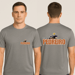 Camiseta Manga Curta para Uniforme de Auxiliar de Pedreiro 