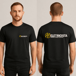 Camiseta Manga Curta de Uniforme para Eletricista 
