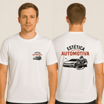 Camiseta Manga Curta de Uniforme para Estética Automotiva 