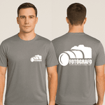Camiseta Manga Curta de Uniforme para Fotógrafo e Eventos