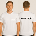 Camiseta Manga Curta de Uniforme para Eventos de Manutenção