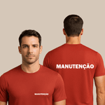 Camiseta Manga Curta de Uniforme para Eventos de Manutenção
