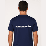 Camiseta Manga Curta de Uniforme para Eventos de Manutenção