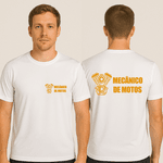 Camiseta Manga Curta de Uniforme para Mecânico de Motos