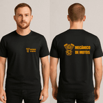 Camiseta Manga Curta de Uniforme para Mecânico de Motos