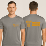 Camiseta Manga Curta de Uniforme para Mecânico de Motos