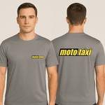 Camiseta Manga Curta de Uniforme para MOTO TAXI