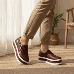 Tênis Slip On Calce Fácil Dk Marsalla Sola alta Fecho em Zíper