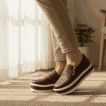 Tênis Slip On Calce Fácil Dk Marsalla Sola alta Fecho em Zíper