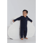 Pijama de Bebê em Cotton Liso com Calça e Manga Comprida