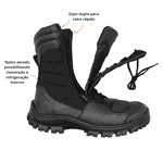 Coturno Militar Unissex Extra Leve 4009 Preto
