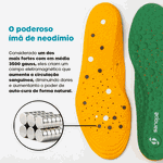 Palmilha Ortopédica Magnética Infra Vermelho Terapêutica
