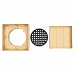 RALO INVISIVEL QUADRADO 11X11 BEGE