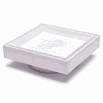 RALO INVISIVEL QUADRADO 11X11 BRANCO