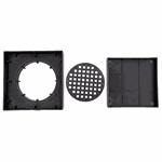 RALO INVISIVEL QUADRADO 11X11 PRETO